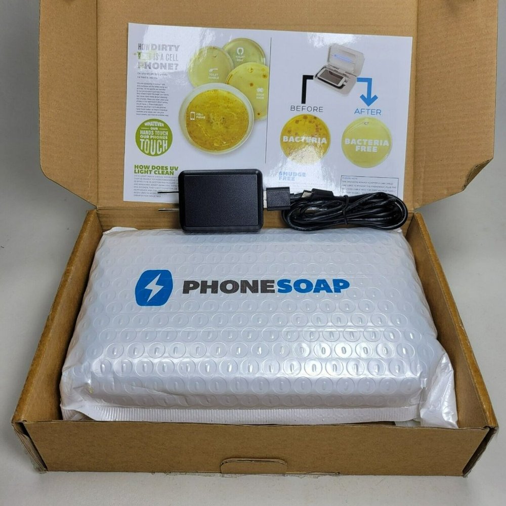 PhoneSoap UV Cell Phone Sanitizer  & Charger 500-5 NEW OPEN BOX